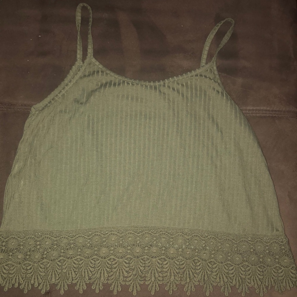 Green Tank Top - Picture 3 of 4